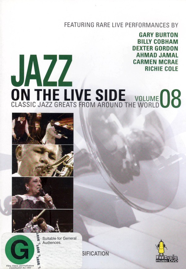 Jazz Legends Live! Vol 8 on DVD image