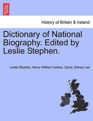 Dictionary of National Biography. Edited by Leslie Stephen. Vol. XXX by Leslie Stephen image
