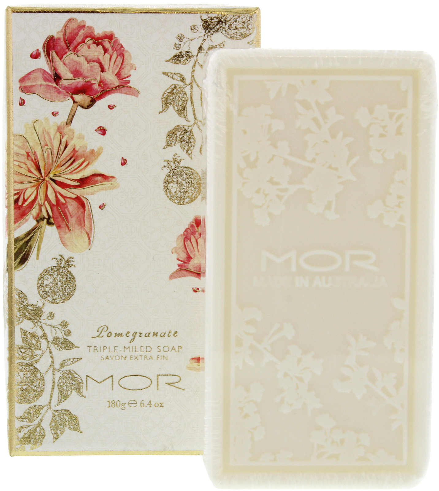 MOR Pomegranate Collection Triple Milled Soap (180g) image