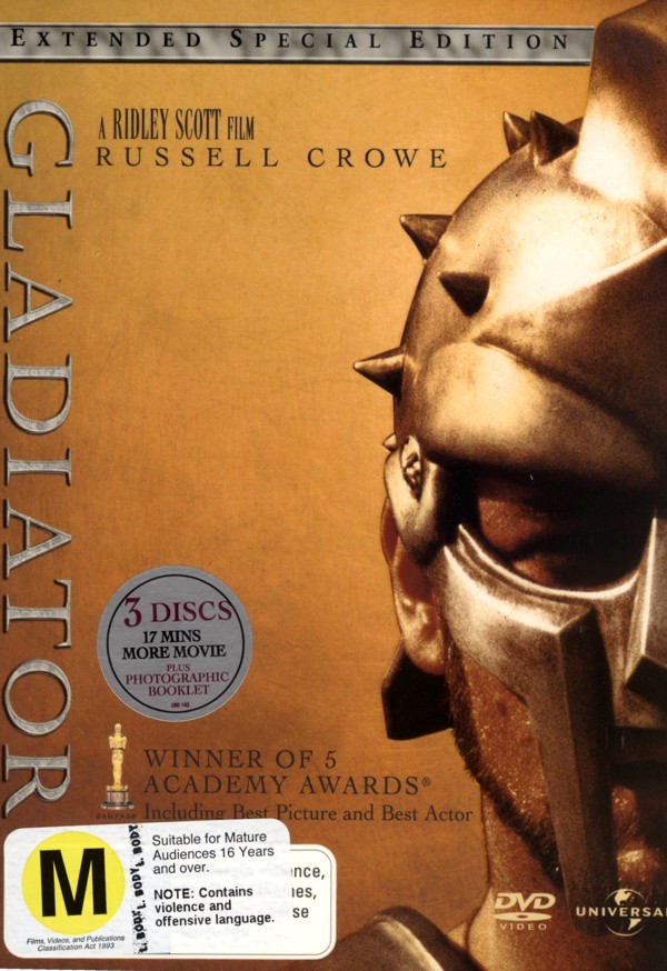 Gladiator (2000) - Extended Special Edition (3 Disc Set) on DVD image