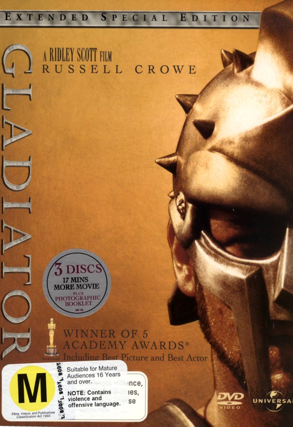 Gladiator (2000) - Extended Special Edition (3 Disc Set) image