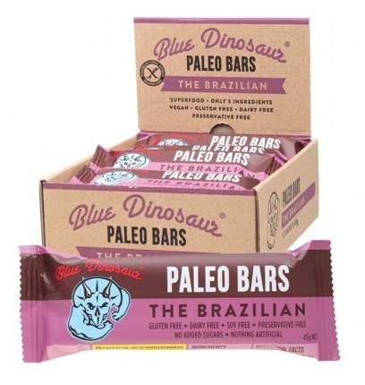 Blue Dinosaur Paleo Bars - The Brazilian (12 Bars)