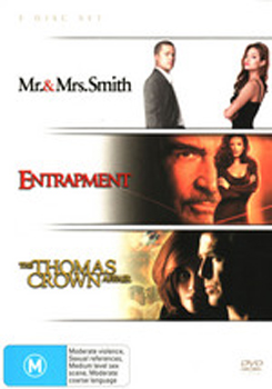 Mr & Mrs Smith / Entrapment / Thomas Crown Affair on DVD image