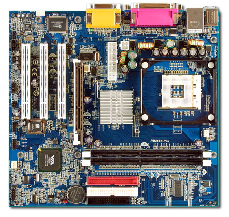 Albatron Motherboard PM266A PRO V1.2 SKT 478 VGA+LAN+5.1 SND - PRESCOTT SUPPORT image