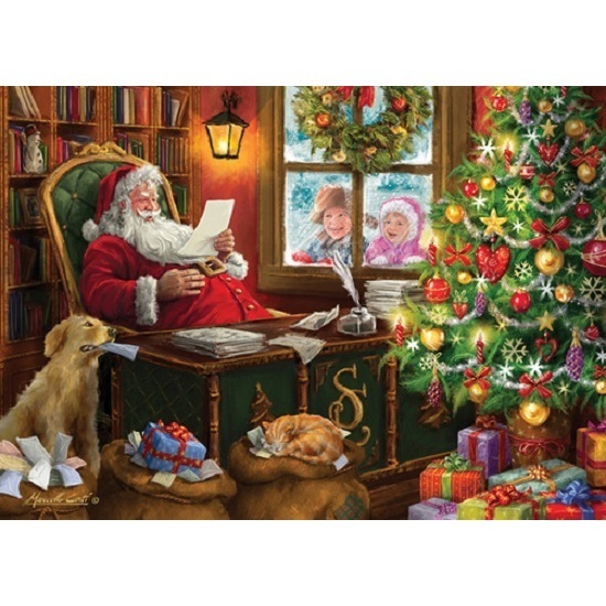 Van Haasteren: Christmas Times Santa's Mail - 1000 Piece Puzzle image