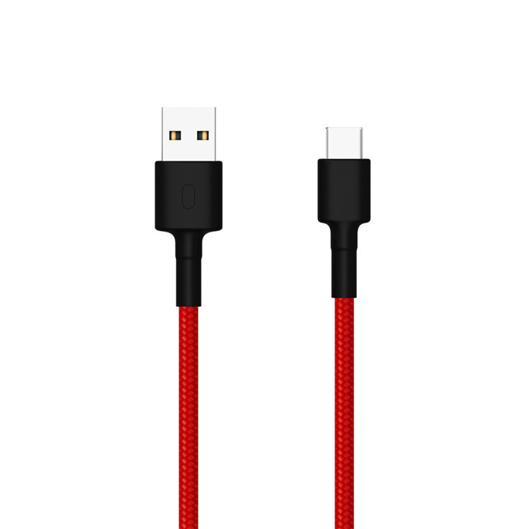 Xiaomi Mi USB Type-C High Quality Braided Cable - Red (1m) image