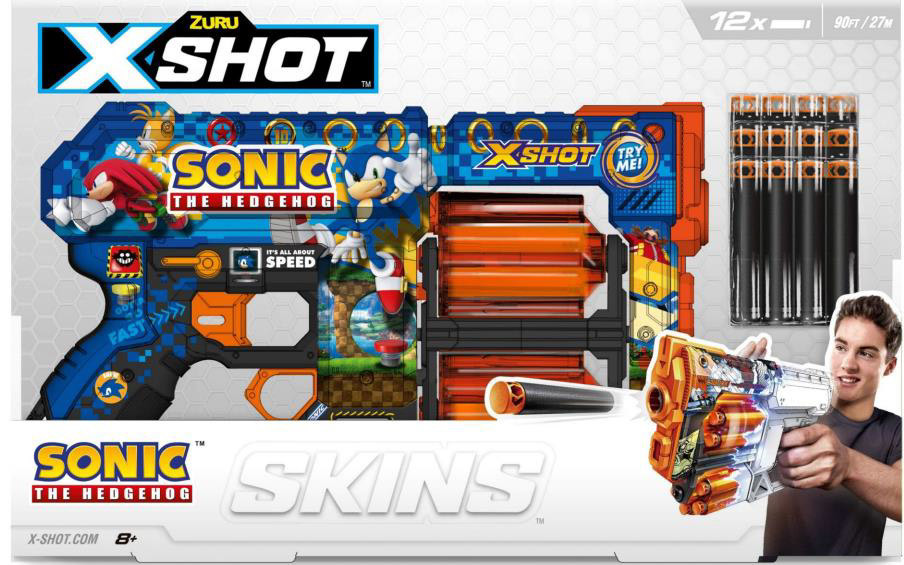 Zuru XShot Skins Dread Blaster Sonic The Hedgehog Images at Mighty