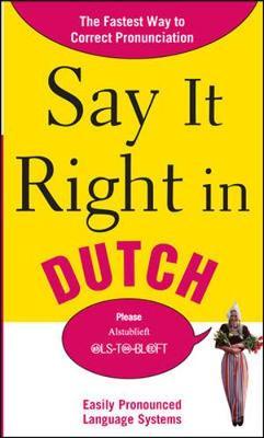 Say It Right in Dutch image