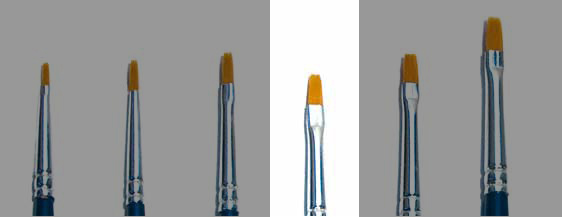 Italeri Synthetic Flat Brush 1 image