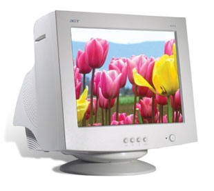 Acer Monitor CRT Flat 17" AF715 Beige