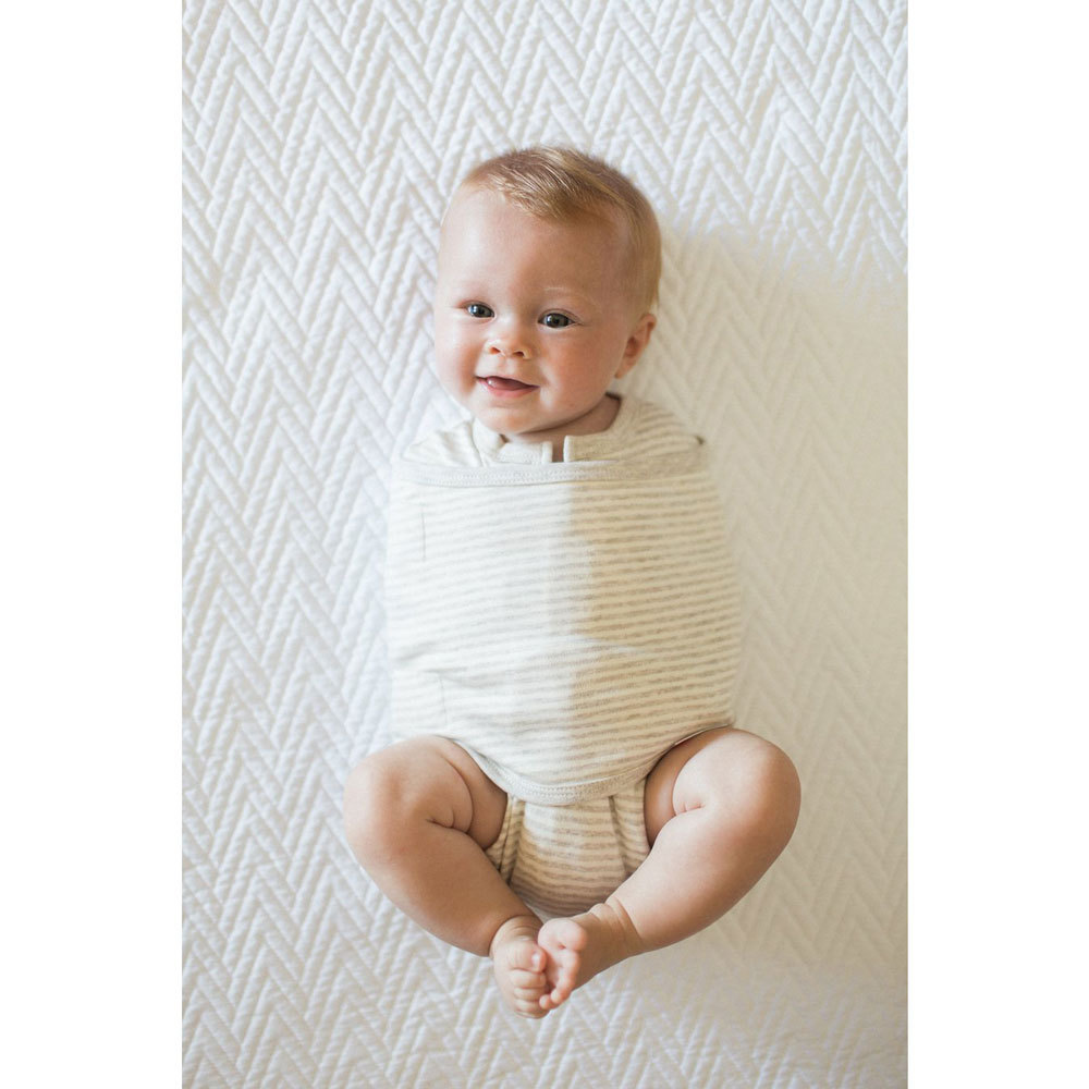 Embe: 2-Way Starter Swaddle - Oatmeal Organic