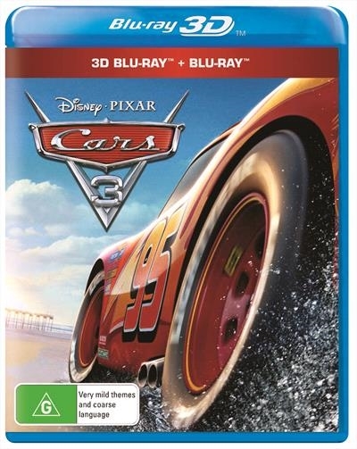 Cars 3 on Blu-ray, 3D Blu-ray image