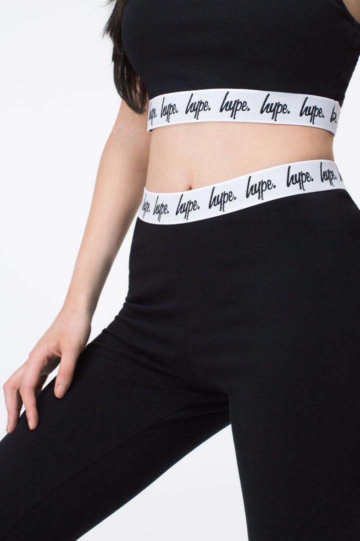 Just Hype: Taped Women's Leggings Black - 14 image
