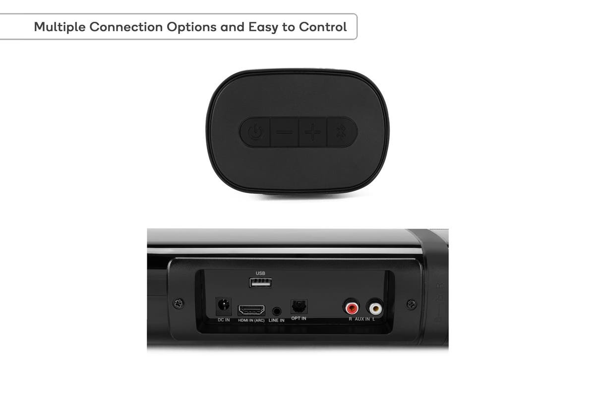 Kogan 2.1Ch 130W Detachable Dolby Soundbar with Wireless Subwoofer at