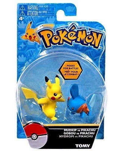 Pokémon: Action Pose Mudkip vs. Pikachu - Figure 2-Pack image