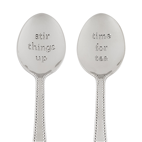 Pinky Up: Stir Things Up Tea Spoons - (Set of 2)