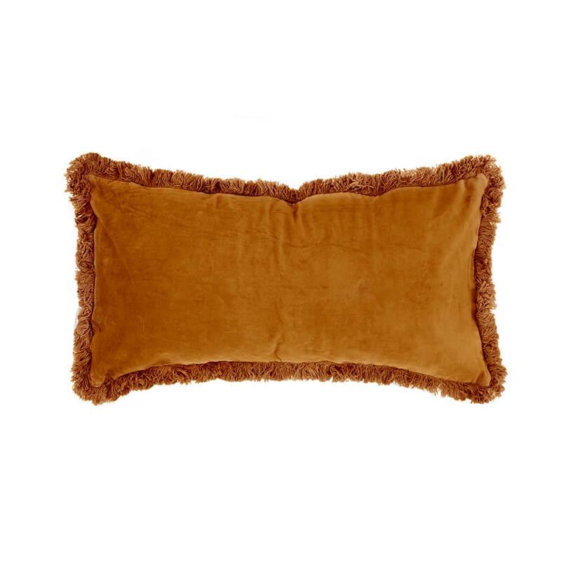 Velvet Feather Filled Cushion - Sienna image