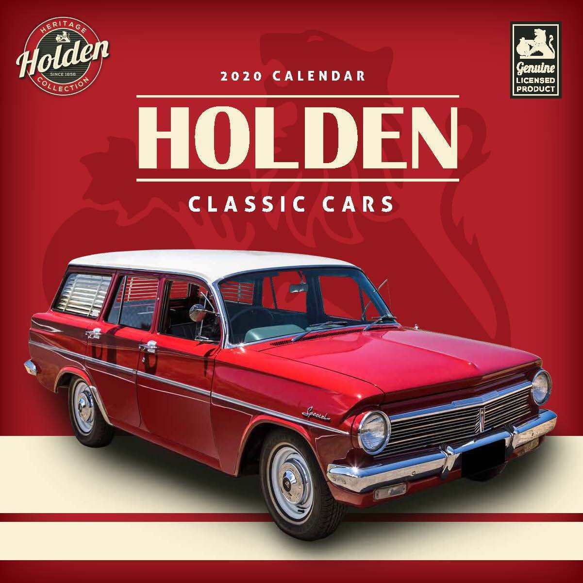 Classic Holden Cars 2020 Square Wall Calendar image