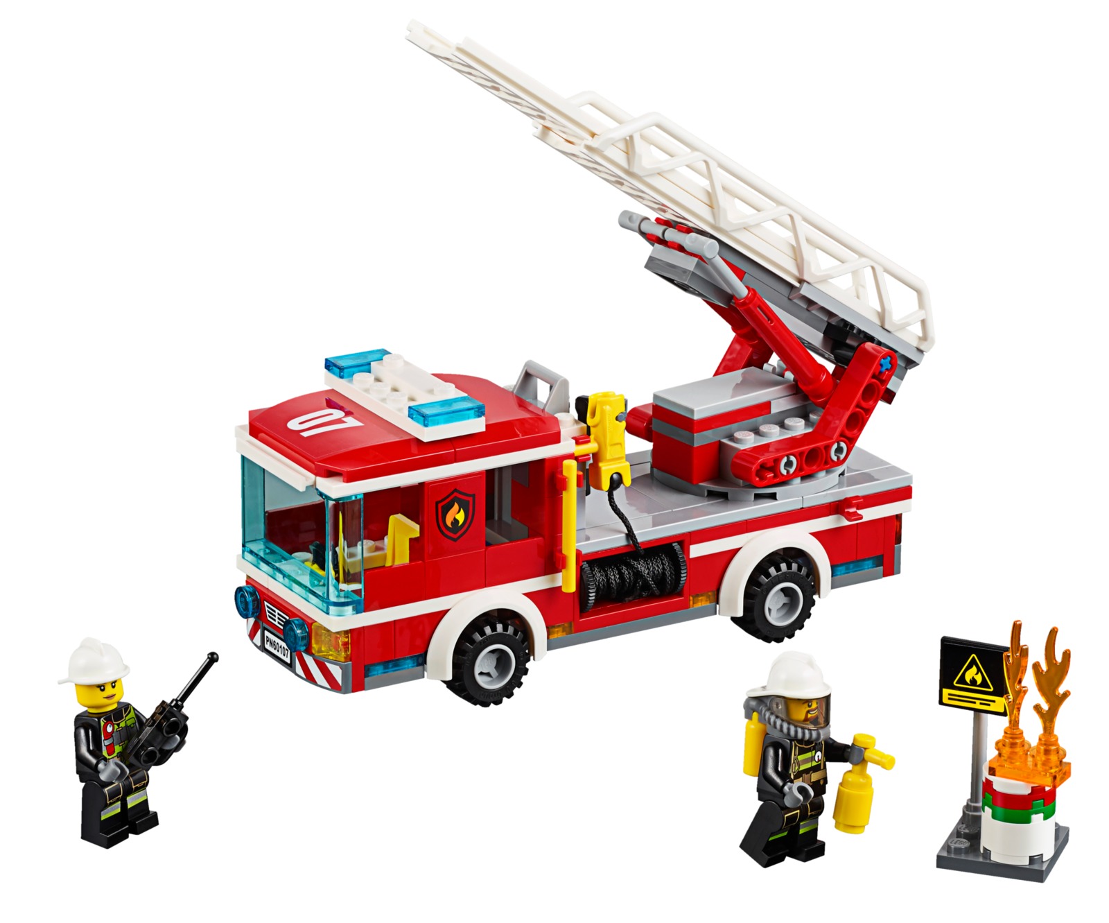 LEGO City: Fire Ladder Truck (60107) image