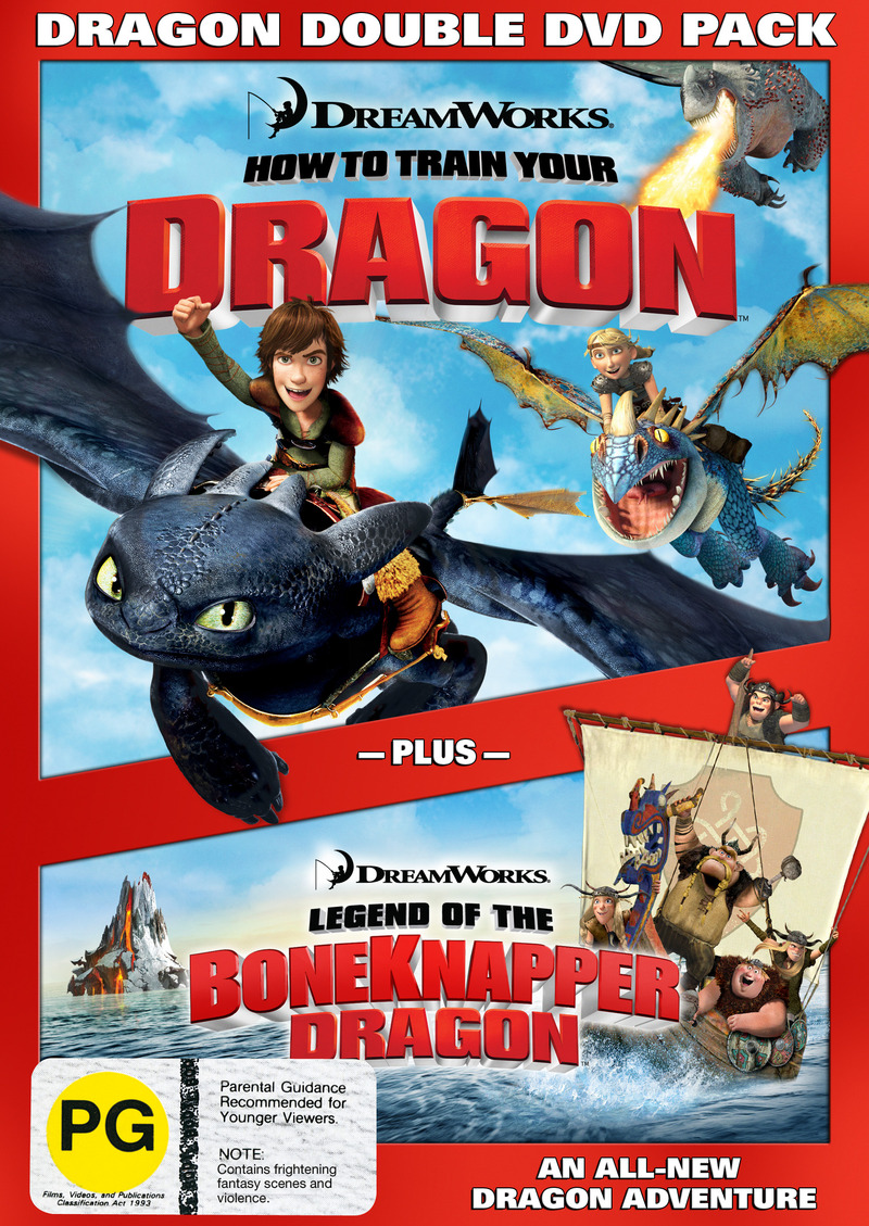 How to Train Your Dragon Dragon Double DVD Pack DVD