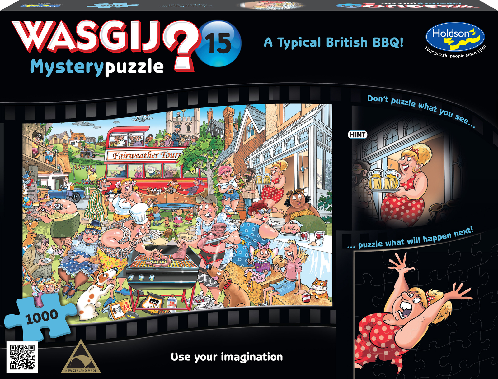Wasgij: 1000 Piece Puzzle - Originals #15 (A Typical British BBQ!) image