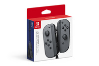 Nintendo Switch Joy-Con Grey Controller Set on Switch