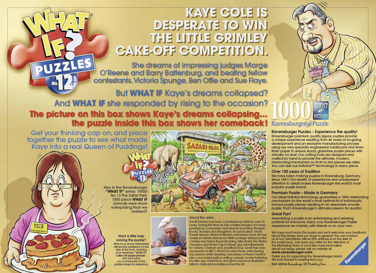 Ravensburger: 1,000 Piece Puzzle - What If? (The Cake) image