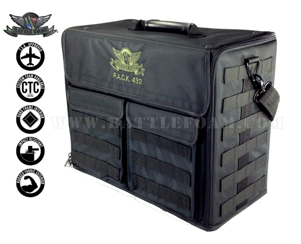 P.A.C.K. 432 Molle Horizontal Pluck Foam Load Out (Black)