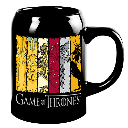 Game Of Thrones: House Sigils Ceramic Stein