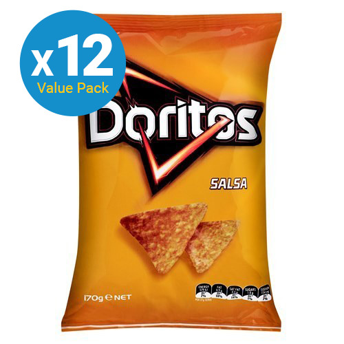 Doritos Corn Chips 170g Salsa (12 Pack) at Mighty Ape NZ