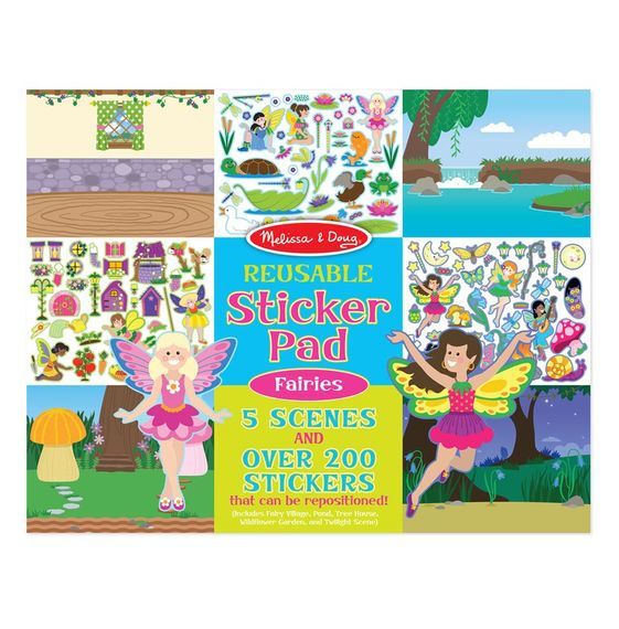Melissa & Doug: Fairies Reusable Sticker Pad image