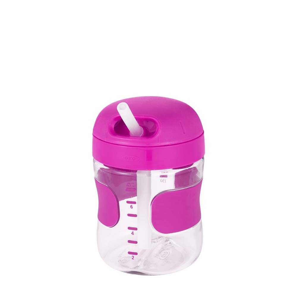 Buy OXO Tot Straw Cup (7oz) Pink at Mighty Ape NZ