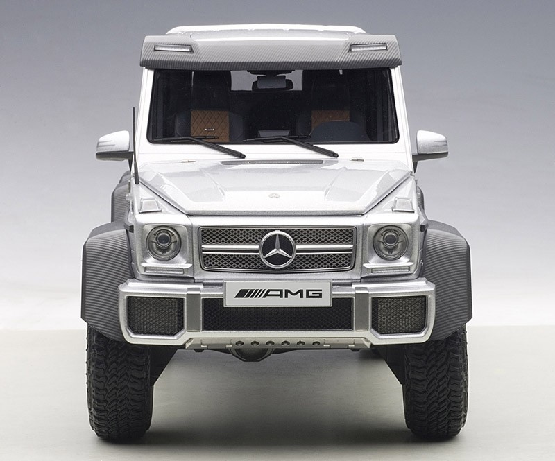 AUTOart: 1/18 Mercedes Benz G63 AMG 6x6 (Silver) - Diecast Model image