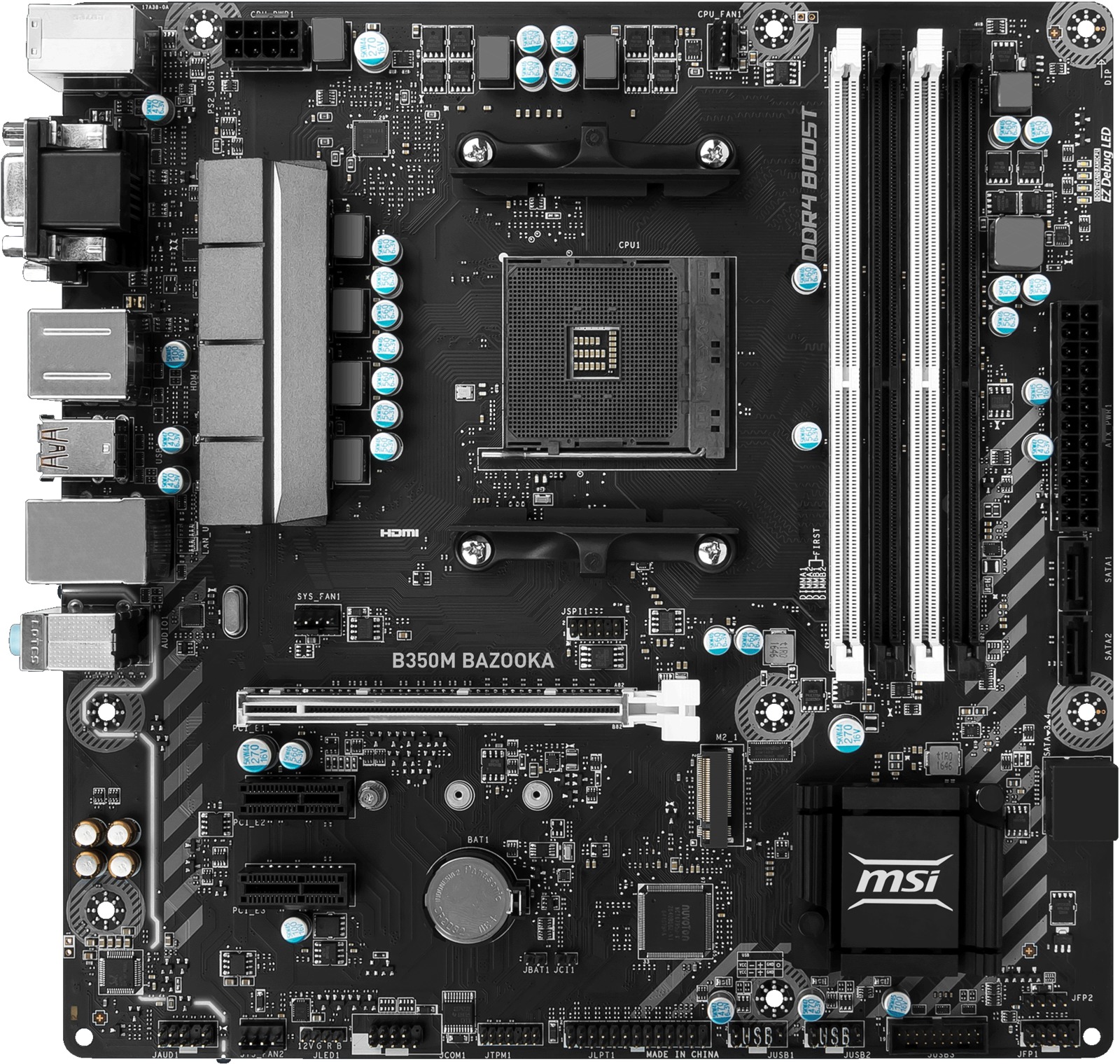 MSI B350M Bazooka Motherboard image