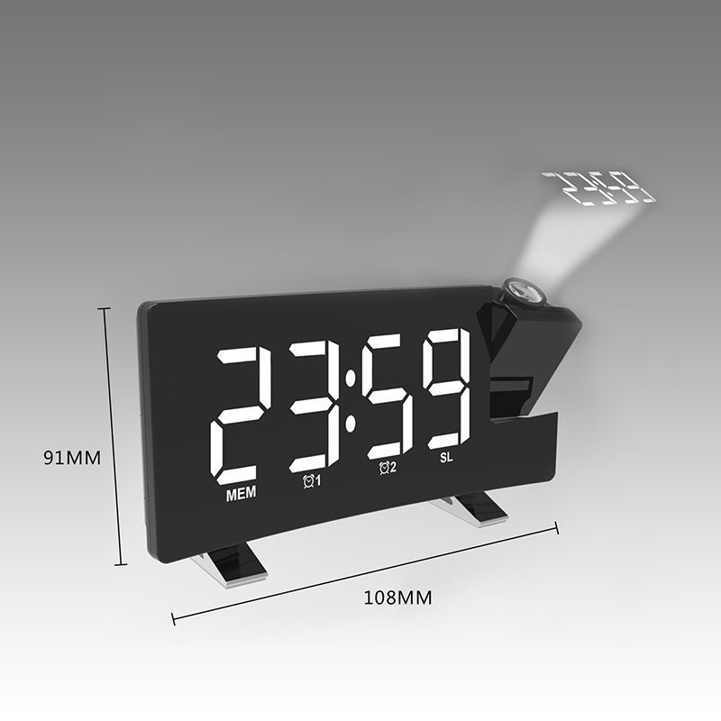 Projector FM Radio Backlight LED Display Alarm Clock at Mighty Ape