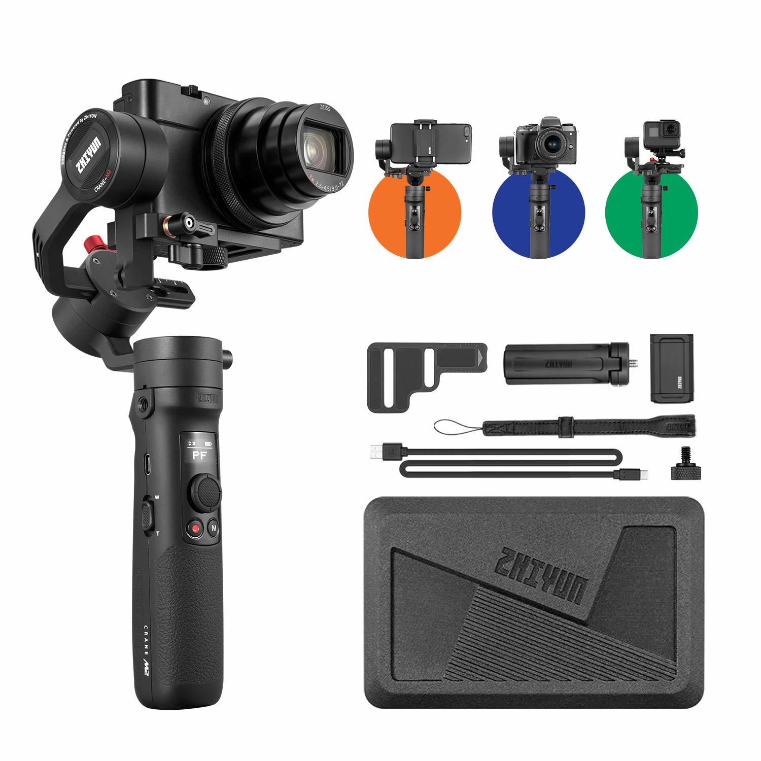 Zhiyun Crane-M2 Handheld 3-Axis Gimbal Stabilizer | at Mighty Ape NZ