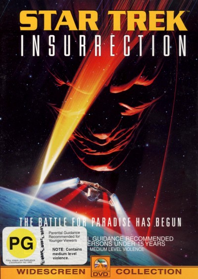 Star Trek: Insurrection on DVD image