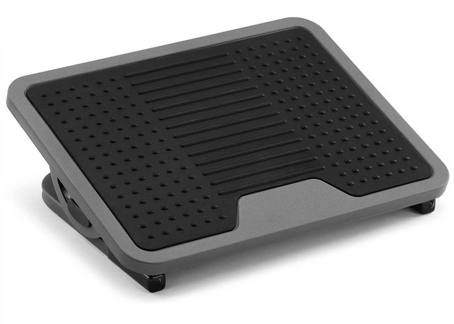 Buy Ergonomic Premium Adjustable Footrest (Grey) at Mighty Ape NZ