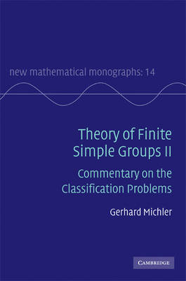 Theory of Finite Simple Groups II by Gerhard Michler image