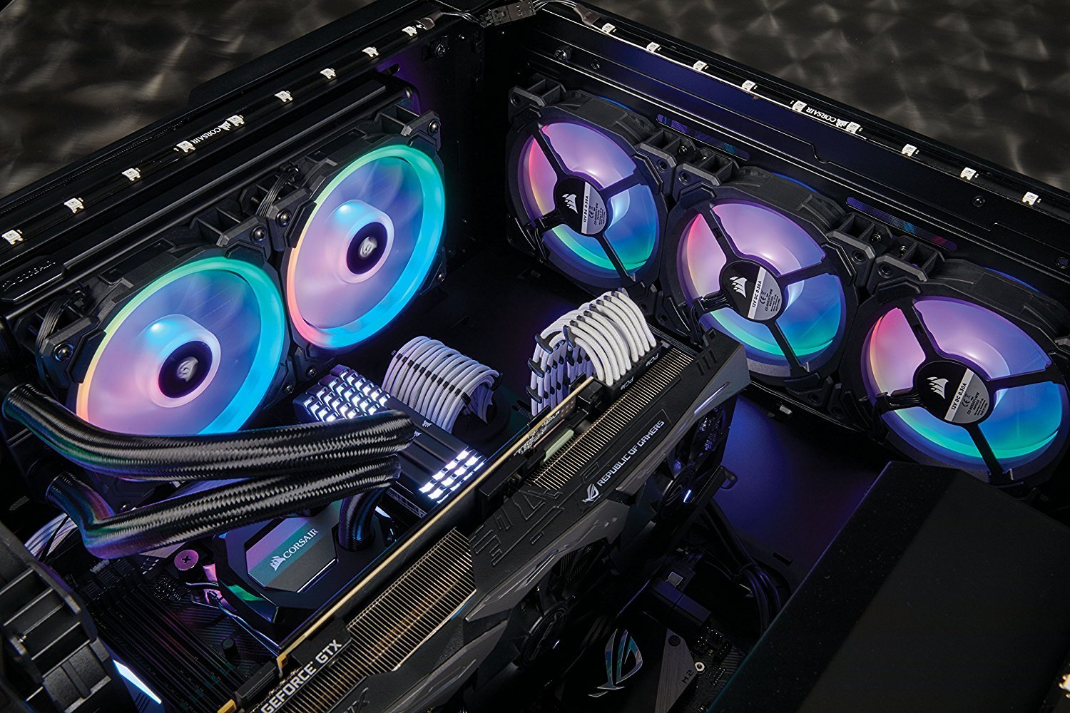 140mm CORSAIR LL140 RGB Dual Light Loop RGB LED PWM Fan image