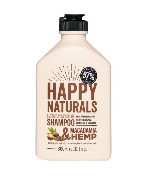 Buy Happy Naturals Everyday Moisture Shampoo Macadamia & Hemp (300ml