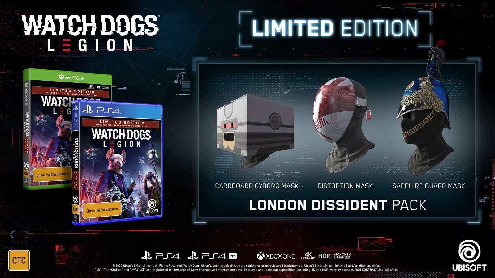 Watch Dogs Legion Limited Edition for Xbox Series X, Xbox One image