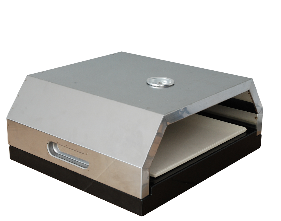 Stainless Steel BBQ Pizza Oven - With Pizza Stone image