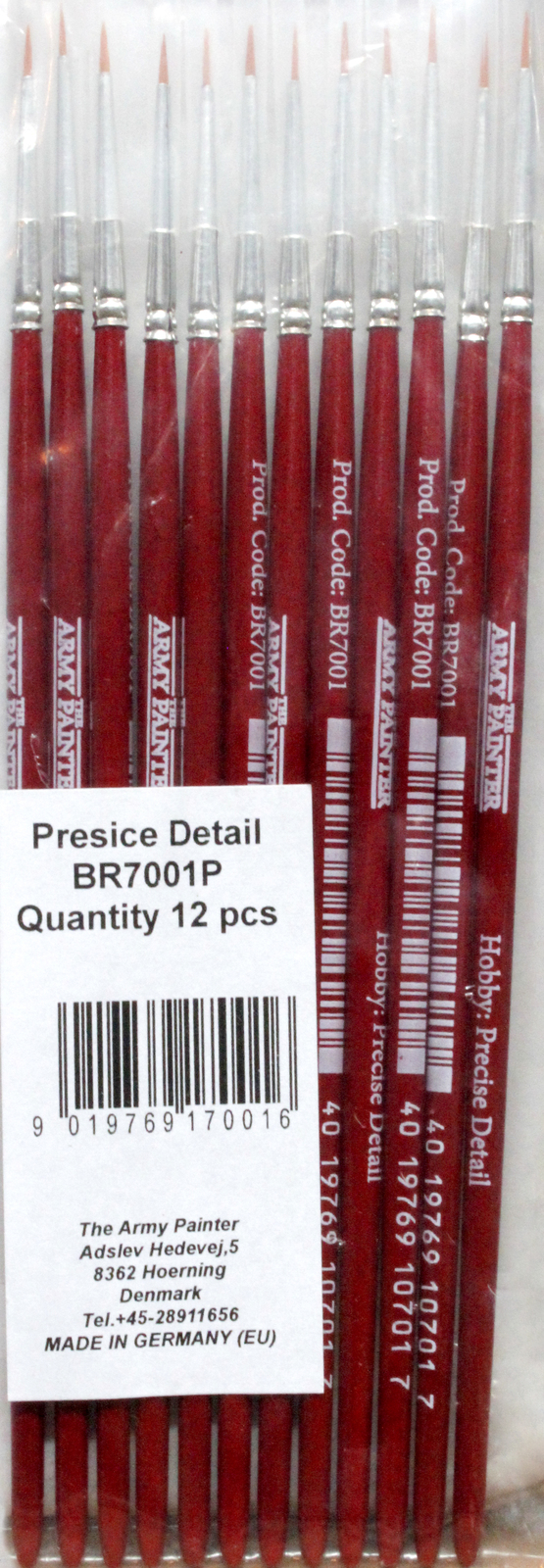 Army Painter Hobby Series -Precise Detail Brush 12 Pack image