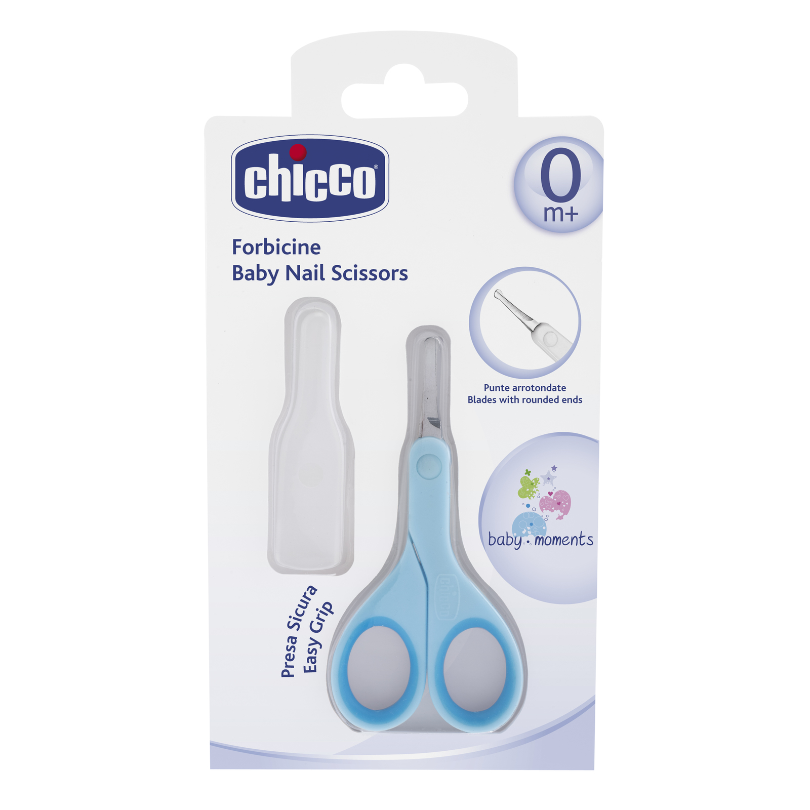 Chicco: Baby Nail Scissors - Light Blue image