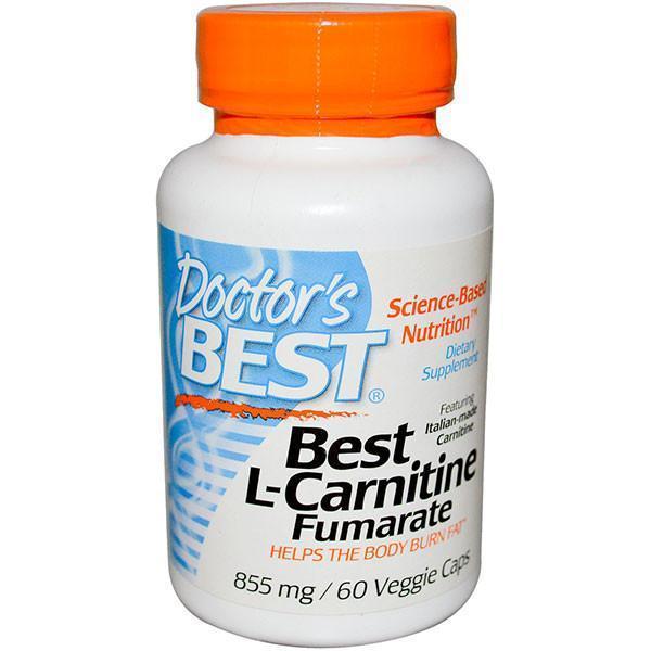 Doctor's Best L-Carnitine Fumarate 855mg (60 Veggie Capsules) image