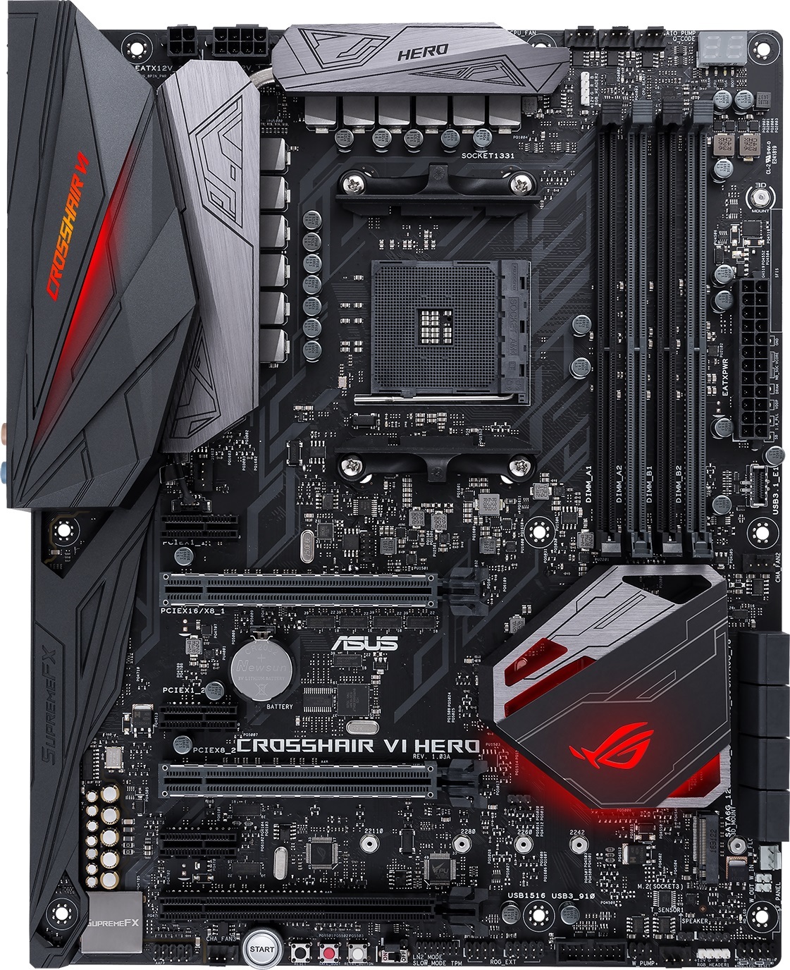 ASUS CROSSHAIR VI Hero X370 Ryzen Motherboard | at Mighty Ape NZ