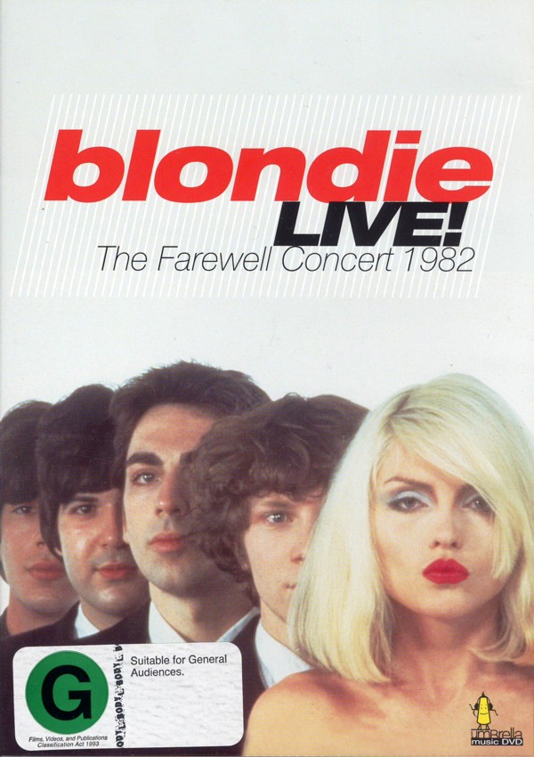 Blondie - Live!: The Farewell Concert 1982 on DVD image