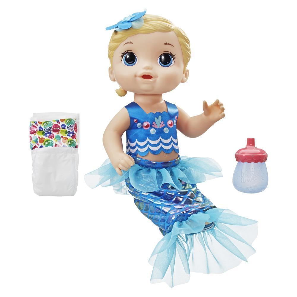 Baby Alive: Shimmer ‘n Splash - Mermaid Doll (Blond) image