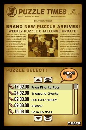 Professor Layton and the Curious Village for Nintendo DS image